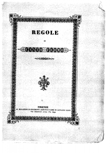 Vannini - Regole di canto fermo - Books - Complete Book