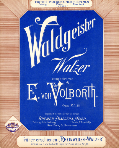 Volborth - Waldgeister - Score