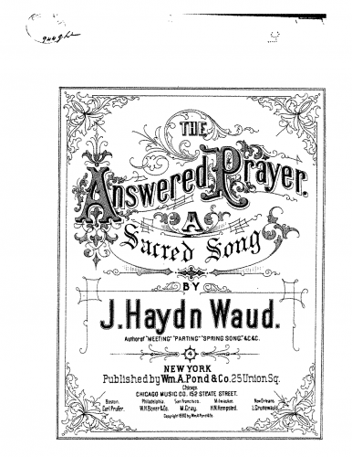 Waud - The Answered Prayer - Score