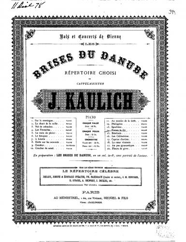 Kaulich - Bitt' schön, Collonn'! - Piano Score - Score