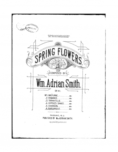 Smith - Spring Flowers - 6. Barcarolle in G major