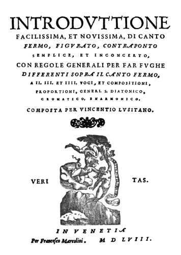 Lusitano - Introduttione facilissima, et novissima, di canto fermo, figurato, contraponto semplice, et in concerto - Complete Book