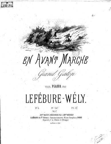 Lefébure-Wély - En avant marche - Score