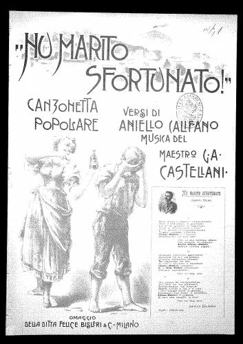 Castellani - Nu marito sfortunato! - complete score