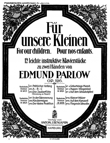 Parlow - Für unsere Kleinen - Heft 4 (Nos.10-12)