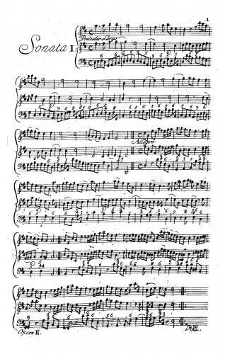 Corelli - Trio Sonatas Op. 2 - Scores and Parts - Score