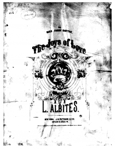 Albites - Gioje d'amore - Score