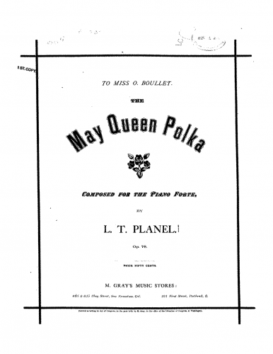 Planel - May Queen - Score