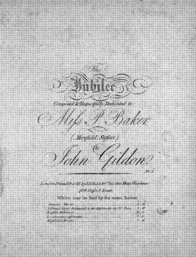 Gildon - The Jubilee - Score