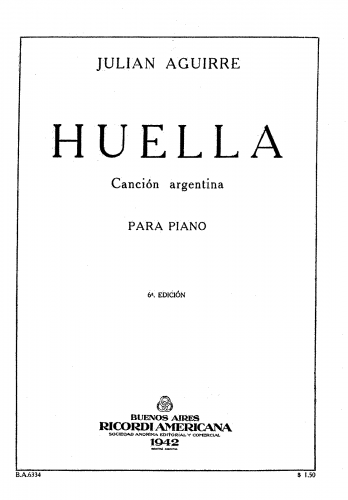 Aguirre - Huella - Score