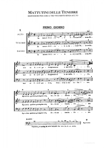 Perosi - Mattutini delle Tenebre. a tre voci miste senza acc.to.pdf - Score