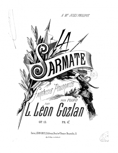 Gozlan - La Sarmate - Score