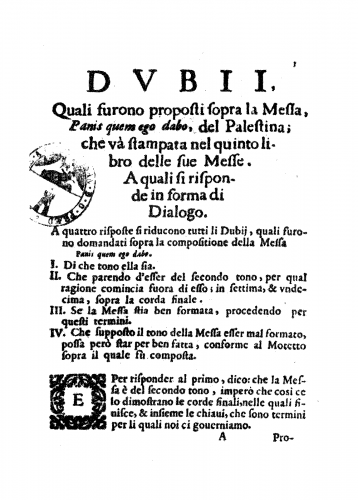 JoÃ£o IV - Respuestas a las dudas que se pusieron a la missa Panis quem ego dabo de Palestina - Complete Book