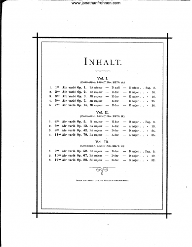 Bériot - Airs Variés