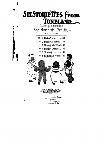 Smith - 6 Storiettes from Toneland, Op. 39 - Score