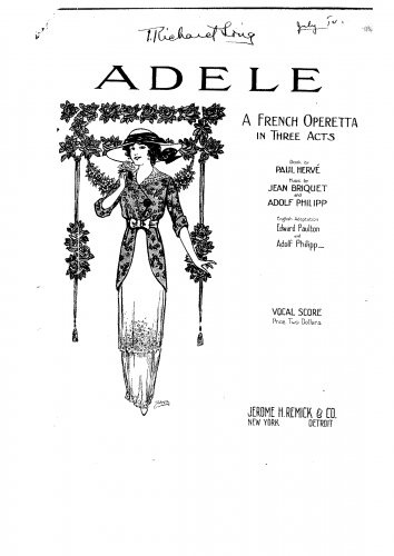 Philipp - Adele - Vocal Score - Score