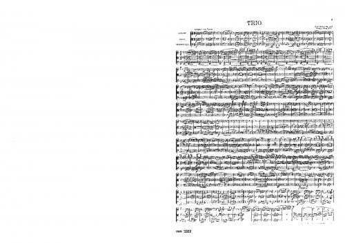 Hiller - String Trio, Op. 207 - Scores - Score