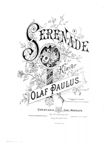 Paulus - Serenade - Score