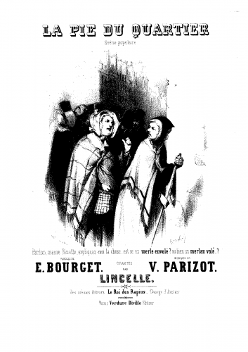 Parizot - La pie du quartier - Vocal Score - Score