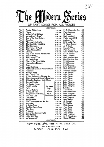 Vibbard - A Daisy Song - Score