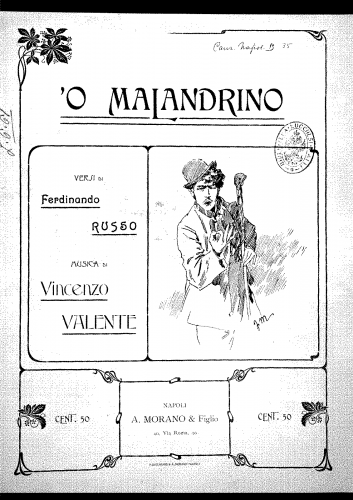 Valente - 'O malandrino - Score