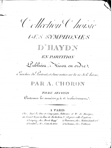 Haydn - Symphony No. 45 in F-sharp minor 'Farewell' - Score