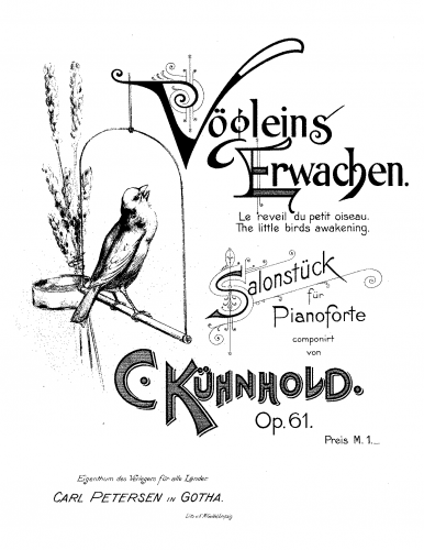 Kühnhold - Vögleins Erwachen - Score