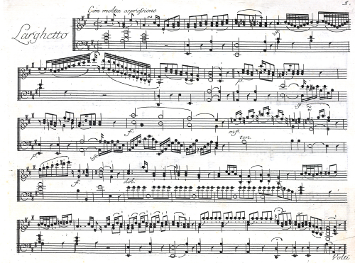 Schulthesius - Sonata for Harpsichord, Op. 2 - Score