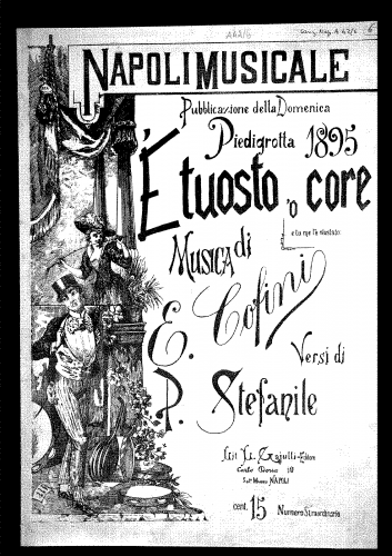 Cofini - E' tuosto 'o core - Score