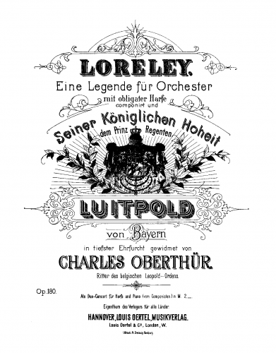 Oberthür - Loreley - Score