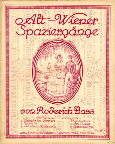 Bass - Alt-Wiener Spaziergänge - Score