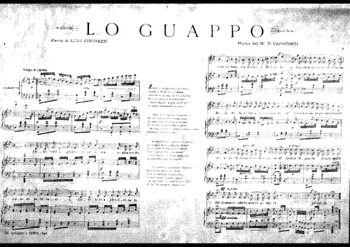 Capotorti - Lo guappo - Score