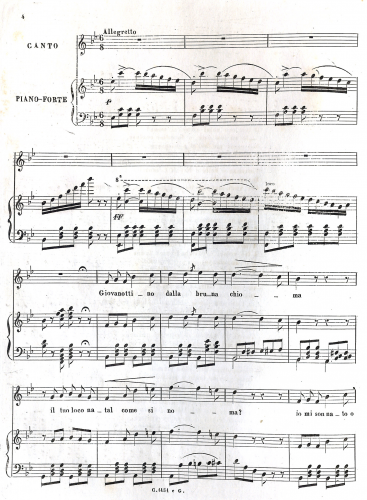 Picchi - Sono italiano - Score