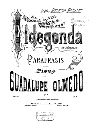 Olmedo de la Lama - Ildegonda - Score