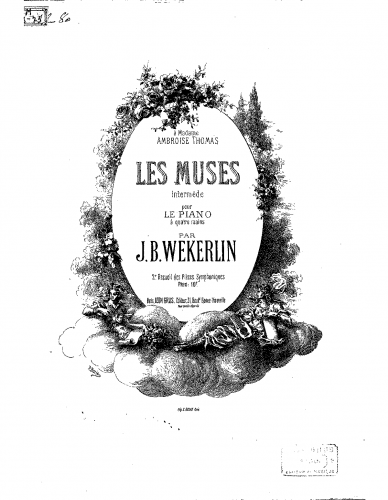 Weckerlin - Les muses - Score