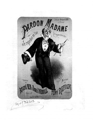 Rieffler - Pardon Madame - Score