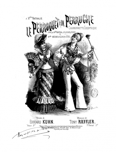 Rieffler - Le perroquet et la perruche - Score