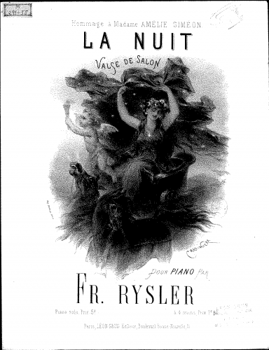 Rysler - La nuit - Score