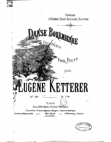 Ketterer - Danse bohémienne - Score