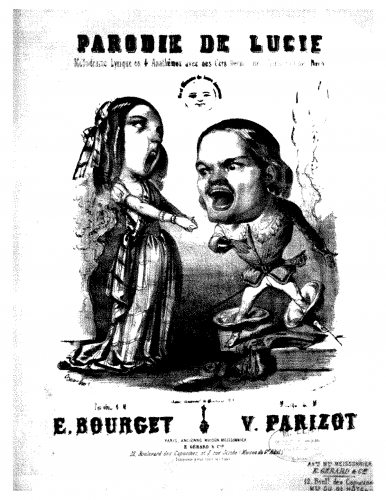 Parizot - Parodie de Lucie - Vocal Score - Score