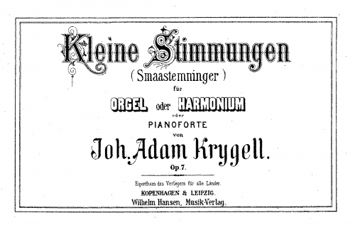 Krygell - Smaastemninger - Score