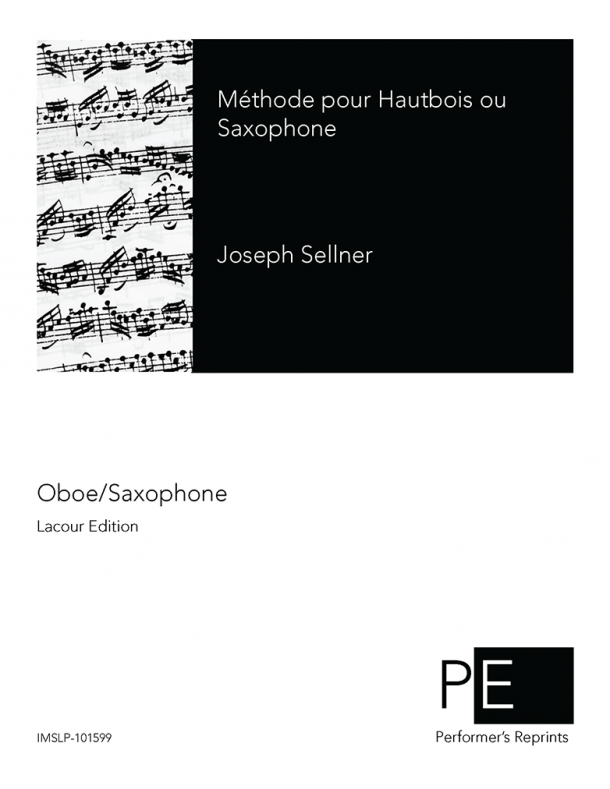 Sellner - Methode pour Hautbois ou Saxophone