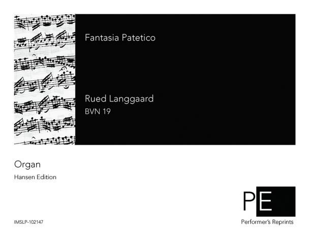 Langgaard - Fantasia Patetico, BVN 19