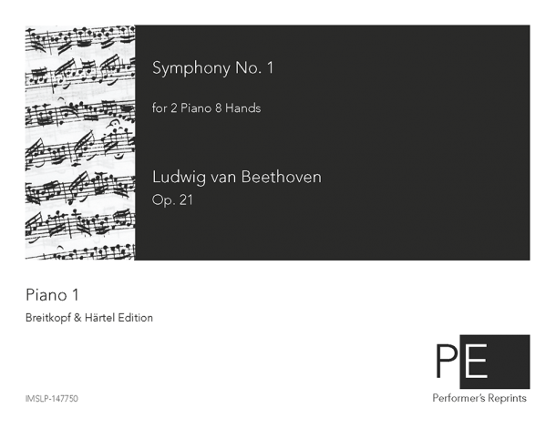 Beethoven - Symphony No. 1 in C Major, Op. 21 - For 2 Pianos, 8 Hands