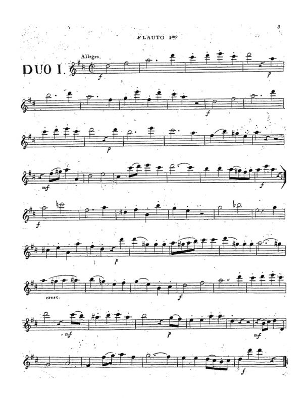 Jensen - 6 Duos for 2 Flutes, Op. 16