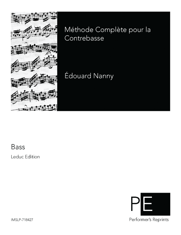 Nanny - Méthode Complète pour la Contrebasse