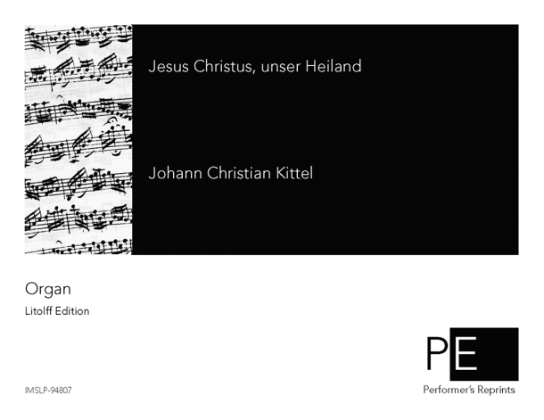 Kittel - Jesus Christus, unser Heiland